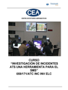 Investigación de Incidentes ATS, una herramienta para el SMS. 