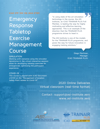 Emergency Response Tabletop Exercises Management: Virtual Classroom