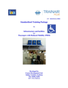 Infrastructure and Facilities for Passengers with Reduced Mobility (PRM)
