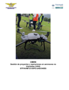 Gestión de proyectos y operaciones en aeronaves no tripuladas (UAS)